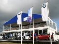 Double height event tents Emporium with set back gable