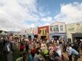 Vintage Festival Losberger event Structures with graphics